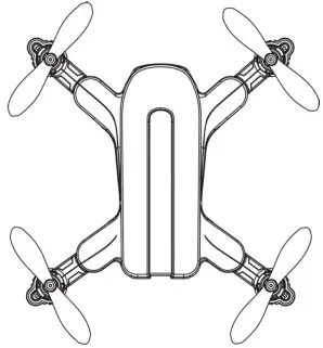 Sky Watcher DF9420 Foldable Drone - drone & transmitter 2