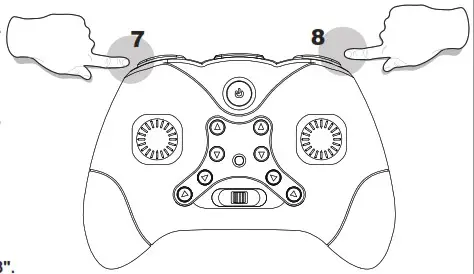 Sky Watcher DF9420 Foldable Drone - emergency stop 2