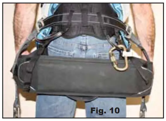 Honeywell AAT-QCSMG Miller Aircore Tower CLimbing Harness - Fig 10