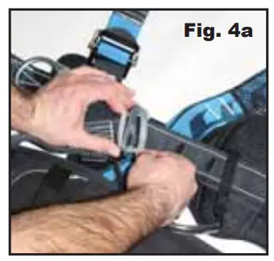 Honeywell AAT-QCSMG Miller Aircore Tower CLimbing Harness - Fig 4