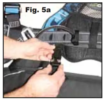 Honeywell AAT-QCSMG Miller Aircore Tower CLimbing Harness - Fig 5a