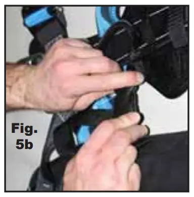 Honeywell AAT-QCSMG Miller Aircore Tower CLimbing Harness - Fig 5b