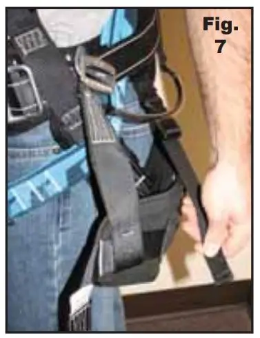 Honeywell AAT-QCSMG Miller Aircore Tower CLimbing Harness - Fig 7