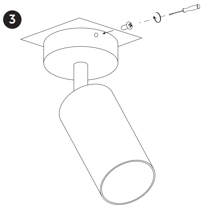 lumicom GU10 Plafoniera Form S 1X Gu10 33w Max - fig 3