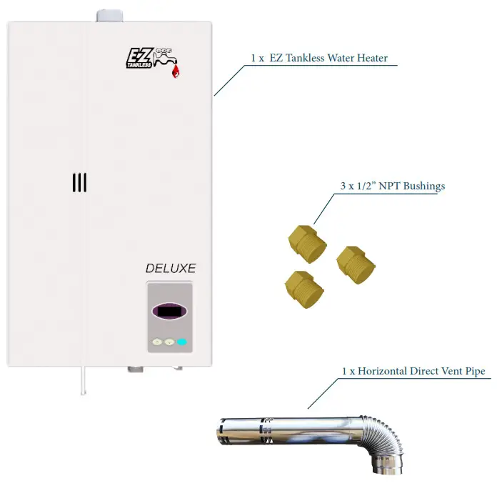 EZ TANKLESS EZ Deluxe Household Tankless Water Heater - fig 3