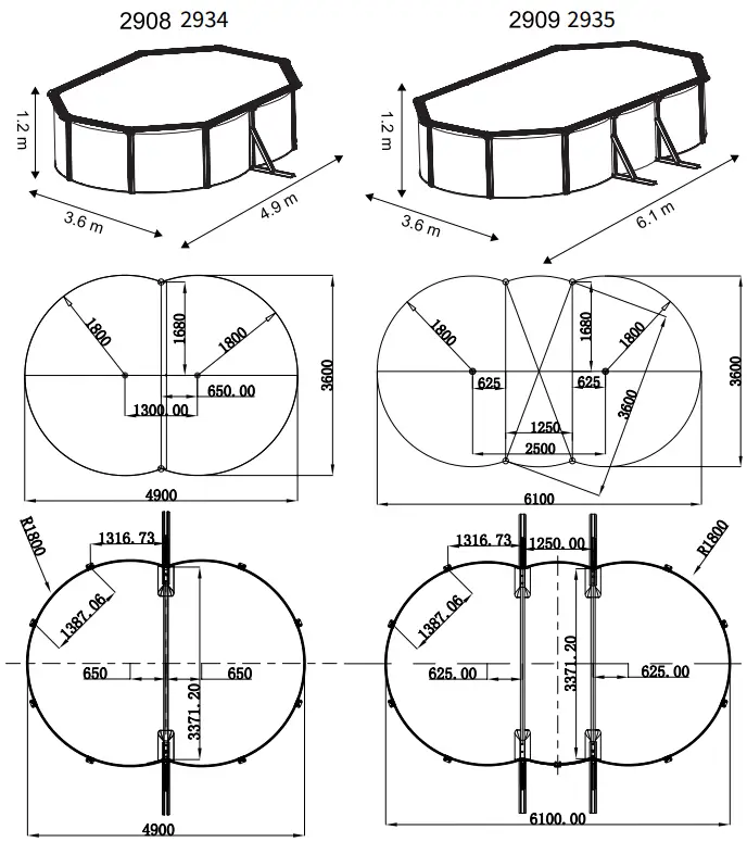 swim fun 2908 Classic Oval Steel Pool - FIGURE 10