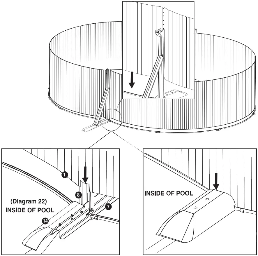 swim fun 2908 Classic Oval Steel Pool - FIGURE 21