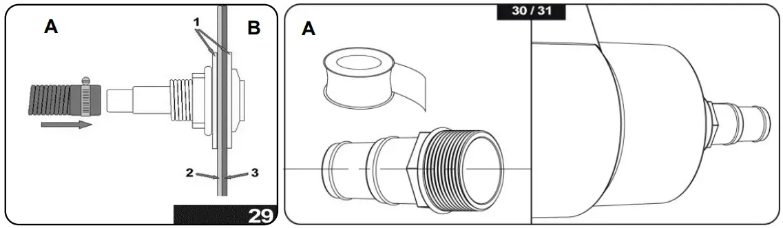 swim fun 2908 Classic Oval Steel Pool - FIGURE 35