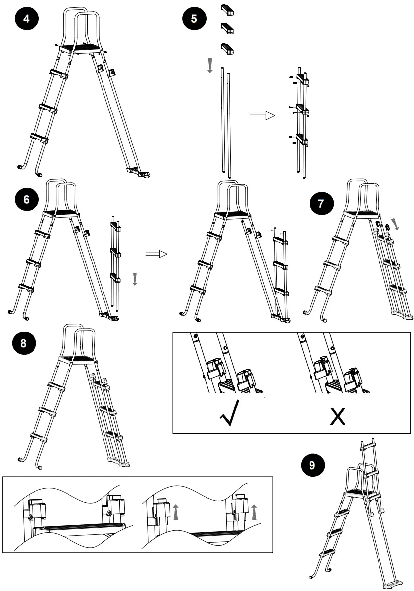 swim fun 2908 Classic Oval Steel Pool - FIGURE 44