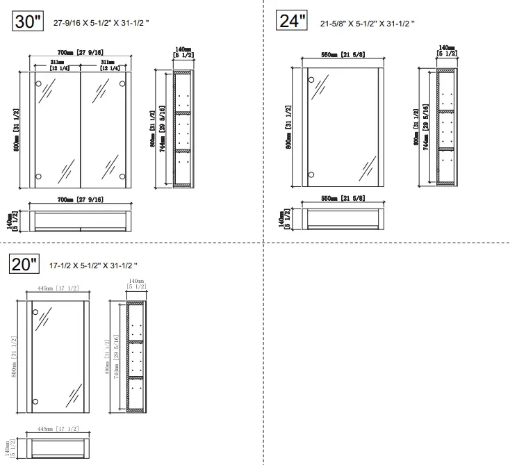 BLOSSOM-V8014-2-Milan-20-Inch-Vanity-Silver-Gray-fig-13