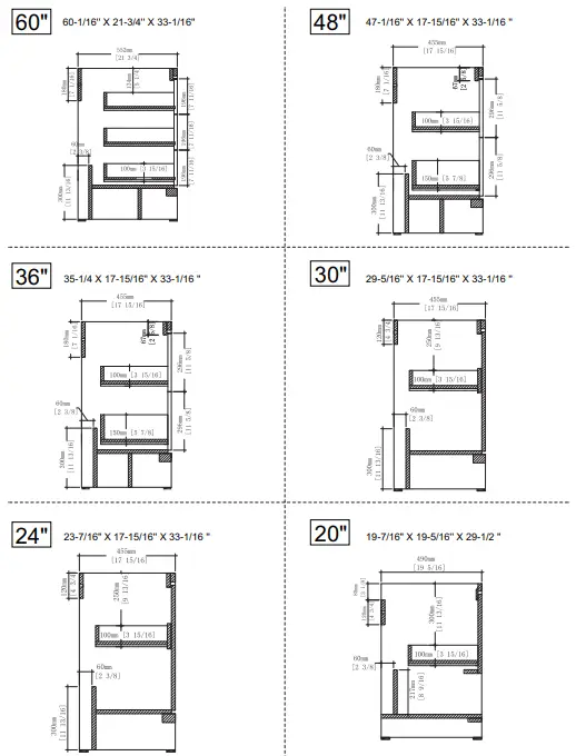 BLOSSOM-V8014-2-Milan-20-Inch-Vanity-Silver-Gray-fig-2