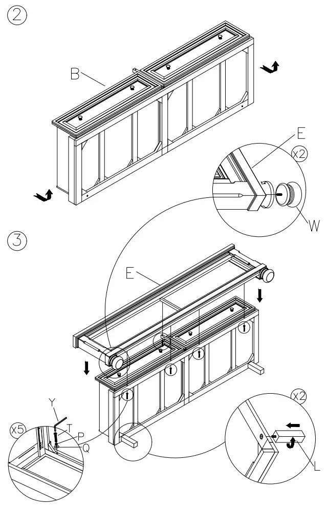 ASHLEY B73374 Lettner Queen Storage Footboard User Manual - How to use