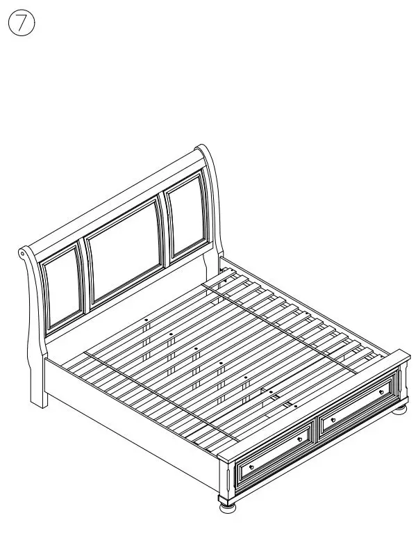ASHLEY B73374 Lettner Queen Storage Footboard User Manual - How to use