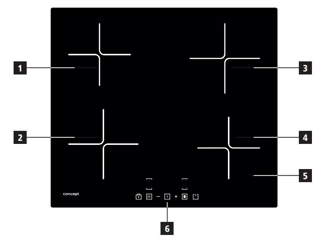 concept-IDV1460-Built-In-Induction-Plate-FIG 1
