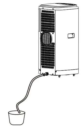 electriQ SF12000 10000 BTU Portable Air Conditioner - CONTINUOUS DRAINAGE