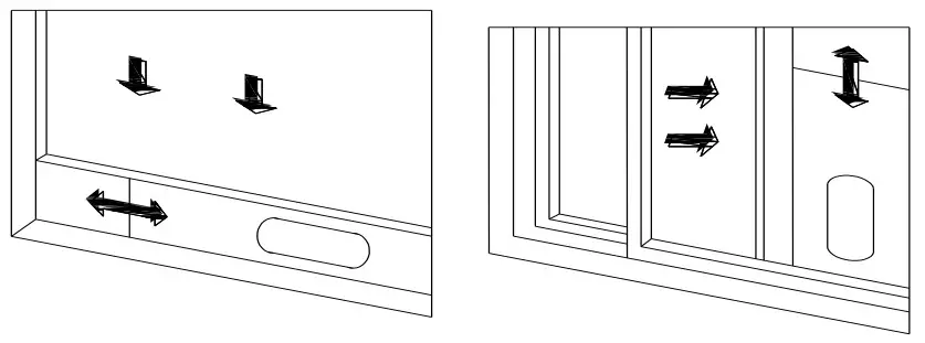 electriQ SF12000 10000 BTU Portable Air Conditioner - window onto