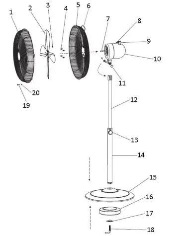 emerio-FN-108774.1-Standing-Table-Fan-fig-1
