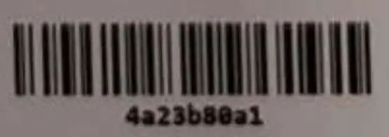 AJAX KeyPad Plus Wireless Touch Keyboard - bar code 1