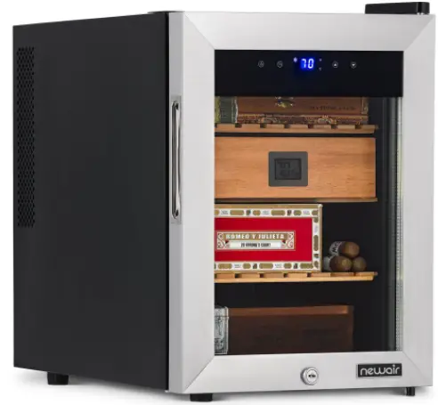 newair NCH250SS01 250 Count Thermoelectric Cigar humidor product