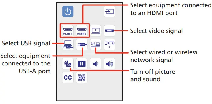 EPSON EX10000 Projector - app 1