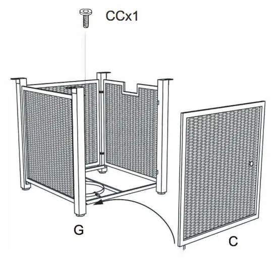 SUNNEDAY FP 001 Volcano Fire Table - ASSEMBL2