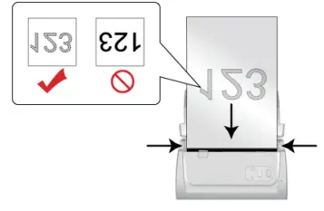 plustek PSD300 SmartOffice Scanner - edge first