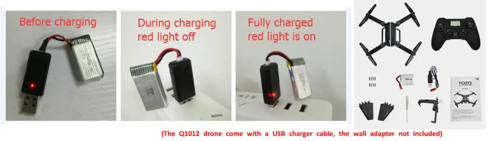 TOZO Q1012 X8TW Drone Trouble Shooting