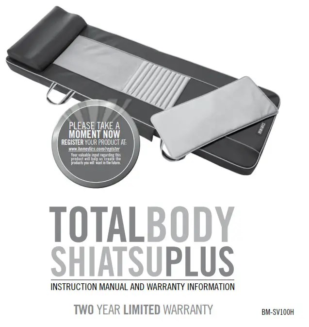 Homedics BM-SV100H Total Body Shiatsuplus 1