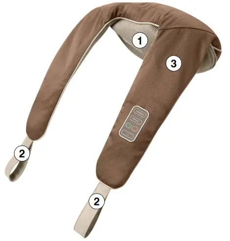 Homedics NMS-600 Back & Shoulder Percussion Massager - Percussion Massage