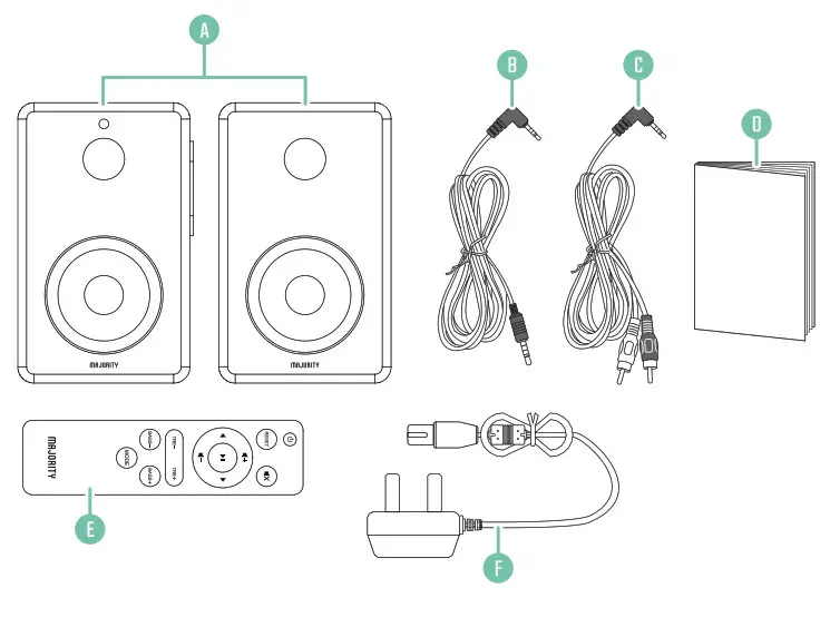 MAJORITY D40 Bookshelf Speaker