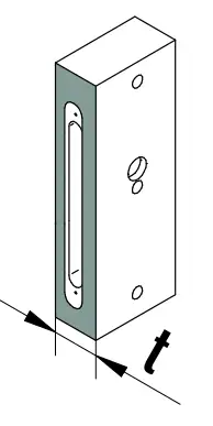 SALTO Ei750 xx..P Series XS4 One High Security - SCREWS
