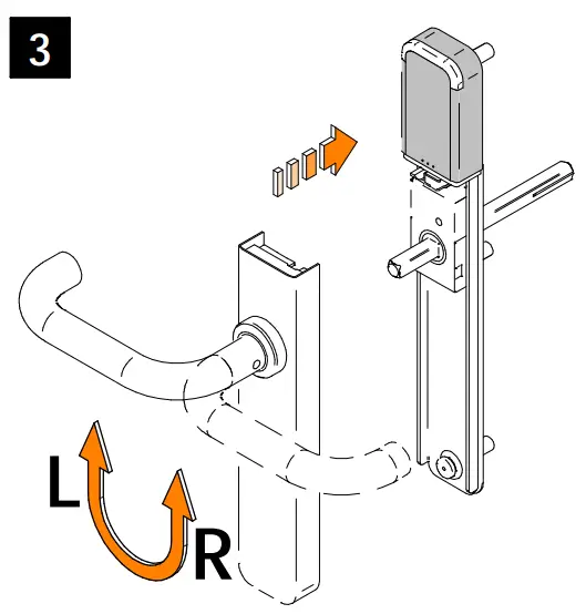 SALTO Ei750 xx..P Series XS4 One High Security - Select handing 3