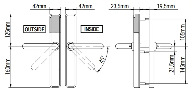 SALTO Ei750 xx..P Series XS4 One High Security