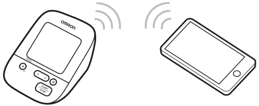 OMRON BP5250 Silver Upper Arm Blood Pressure Monitor - app a follow