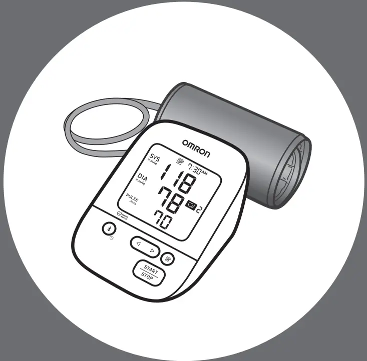 OMRON BP5250 Silver Upper Arm Blood Pressure Monitor