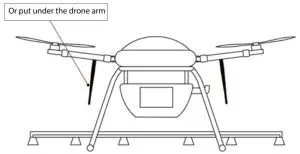 SKYDROID T10 2 4GHz 10Ch FHSS Transmitter with R10 Mini Receiver - attention 3
