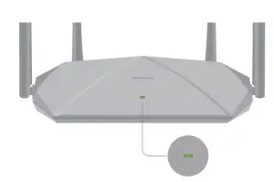 Speedefy KX450 AX1800 Dual Band Gigabit WiFi Router - fig