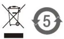 WHITOP CD-B Induction Charger Instruction Manual - Disposal icon