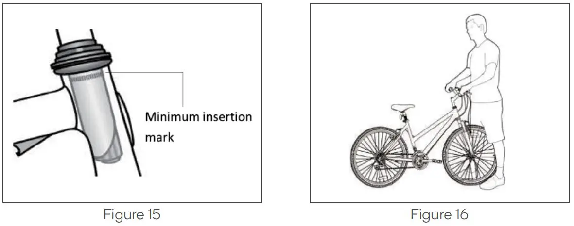 Securing the handlebars 1