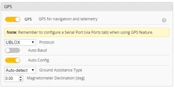 HGLRC Zeus F722 Mini Flight Control User Manual - When using the GPS function
