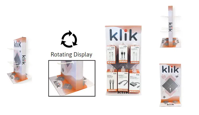 klik Floor Stand - Countertop Display