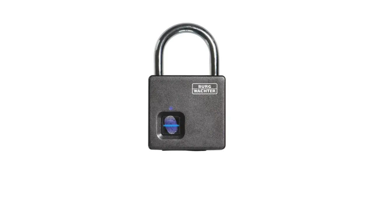 Burg Wachter Y844732 Scan And Lock 610 / 53 Padlock 53mm Fingerprint Lock Instruction Manual