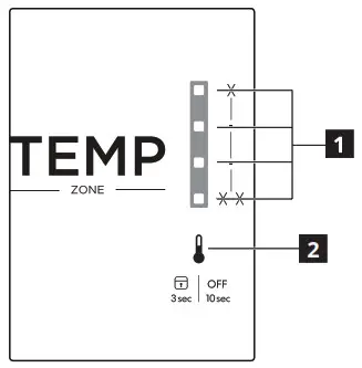 IKEA 104 621 56 SUPERKALL Built In Refrigerator- Control panel