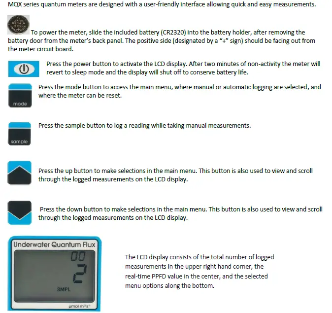 OPERATION AND MEASUREMENT