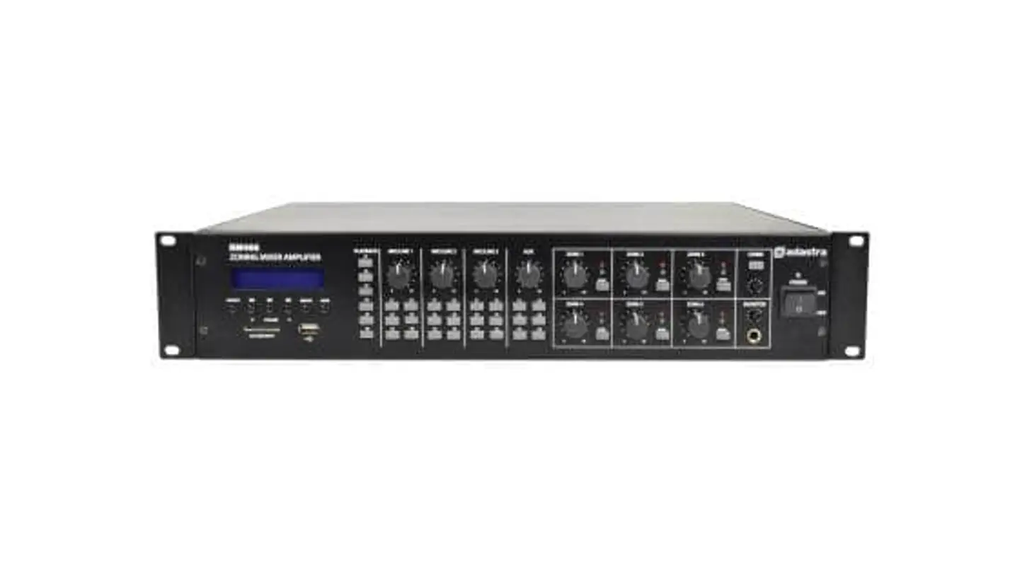 Adastra Rm406 Rackmount 6-zone Mixer-amplifier User Manual Adastra Rm406 Rackmount 6-zone Mixer-amplifier User Manual