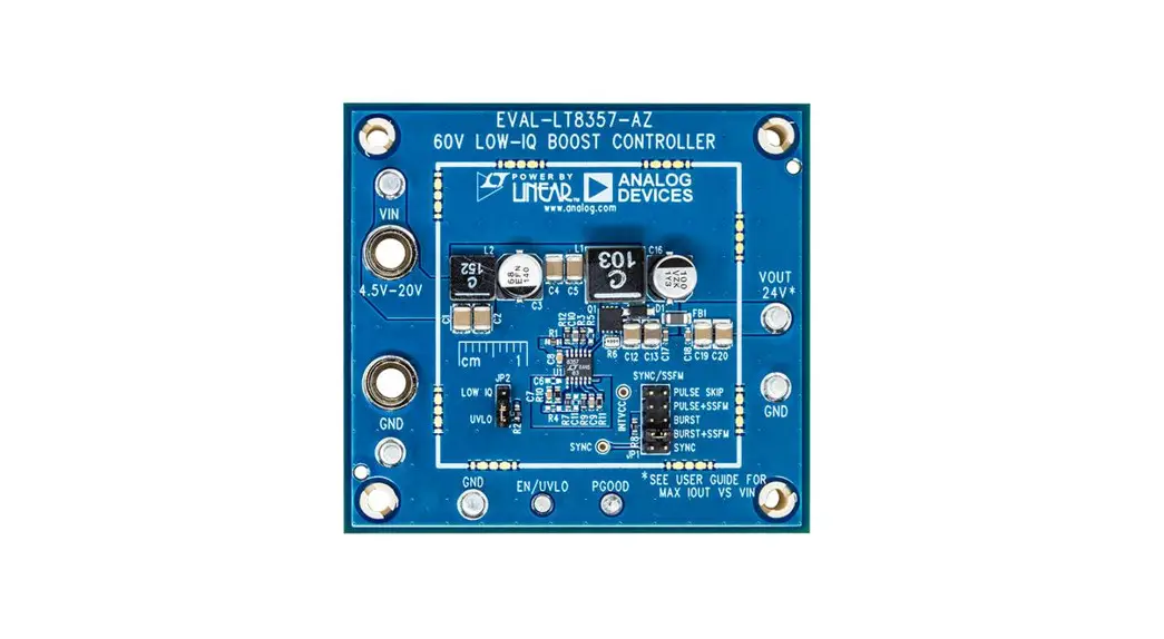 Analog Devices Eval-lt8357-az 60v Low Iq Boost Controller User Manual Analog Devices Eval-lt8357-az 60v Low Iq Boost Controller User Manual