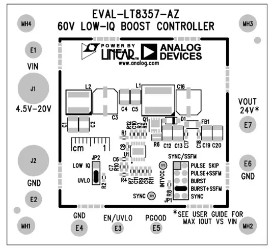 ANALOG DEVICES EVAL-LT8357-AZ 60V Low IQ Boost Controller- Figure 12