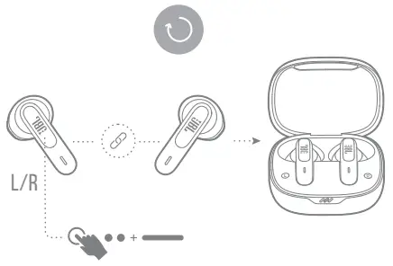 JBL WAVE 300TWS True Wireless Earbuds - FACTORY RESET