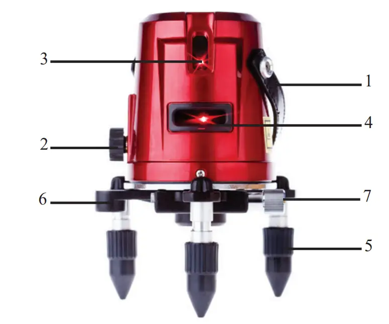 ADA 3D LINER 2V Line Laser Level - Features