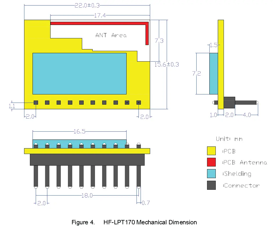 HF-LPT170Mechanical Size